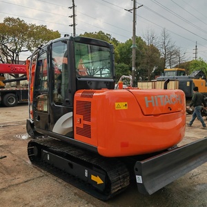 Miniexcavadora Usada Hitachi ZX60 de Seis Toneladas, Original de Japón, con PLC, Motor de Orugas, Bomba y Motor de 36KW de Potencia, Capacidad de Cucharón de 0.35m - Product Image 3