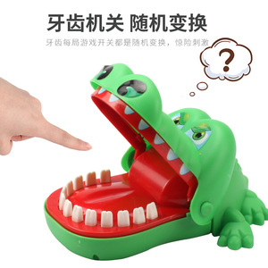 Juguete de cocodrilo que muerde los dedos, de plástico, talla única, juego de broma para padres e hijos - Product Image 4