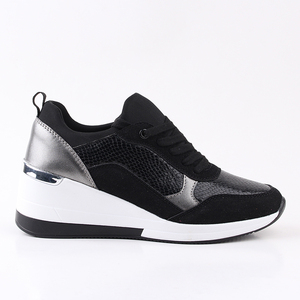 <span class=keywords><strong>Sneakers</strong></span> Casual da <span class=keywords><strong>Donna</strong></span> di Lusso Personalizzate con <span class=keywords><strong>Zeppa</strong></span> Alta e Tacco, Scarpe da Passeggio Casual da <span class=keywords><strong>Donna</strong></span> - Product Image 2