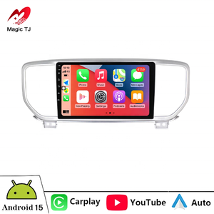 Voiture Android pour lecteur DVD Compatible avec les modèles <span class=keywords><strong>Kia</strong></span> <span class=keywords><strong>Sportage</strong></span> 4 2018-2019 Grand écran de navigation <span class=keywords><strong>centrale</strong></span> universelle - Product Image 2