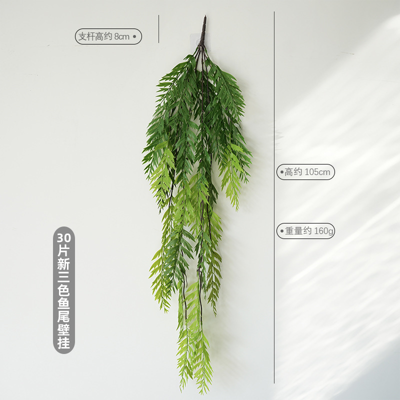 30 nuovi appendiabiti da parete a coda di pesce tricolore