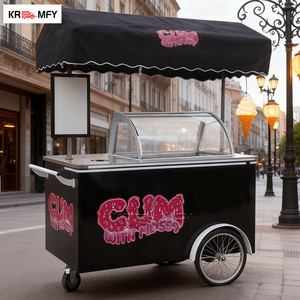 Tricycle électrique 2025 pour la vente ambulante de nourriture, chariot de crème glacée italienne commercial à roues - Product Image 3