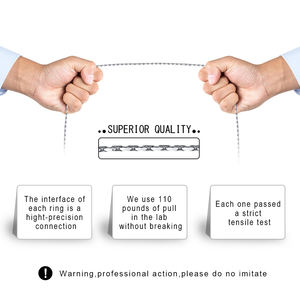 促销定制S925纯银时尚链项链，带星形星座铑镀0.6毫米 - Product Image 4