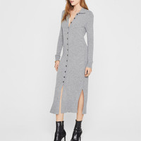 Cardigan long en cachemire de conception mince de style de mode Robe en cachemire de laine de bouton de tricot pour les femmes