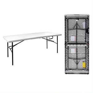 Table pliante en plastique <span class=keywords><strong>KTK</strong></span>, taille et couleur personnalisées, pour salle à manger, banquet, camping, extérieur - Product Image 1