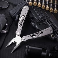 Mini outil multifonction 11 en 1 avec couteau et pince Meilleur outil polyvalent utilitaire avec ensemble d'outils tout-en-un