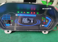 Panel Instrumen Elektronik Speedometer Digital LCD E632 EV Parts dengan Komunikasi CAN BUS, Garansi 3 Tahun