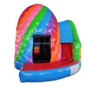 สไลเดอร์เป่าลมสไลด์แห้งแบบเกลียวสำหรับบ้านเด้งปราสาทเด้งในเชิงพาณิชย์แพลตฟอร์มแบบคอมโบ - Product Image 2