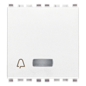 Interrupteur à bouton-poussoir blanc 11,2x9,6x9,8mm avec fonction de réinitialisation - Product Image 1