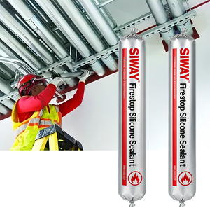 SV119 Strong Bounding Intumescent Fire &amp; <strong>Acoustic</strong> <strong>Sealant</strong> &amp; Adhesive Fire Retardent 300ml Fireproof Structural Silicone <strong>Sealant</strong> - Product Image 3
