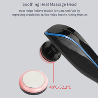 Leistungs starkes wiederauf lad bares Hochfrequenz-Vibrations beheiztes elektrisches Hand massage gerät mit 8 austauschbaren Massage köpfen