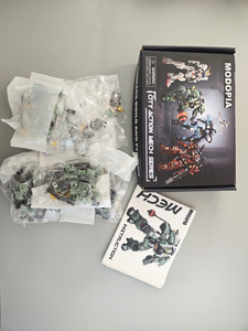 Set di blocchi di costruzione assemblaggio motropia-<span class=keywords><strong>Samurai</strong></span> Mecha <span class=keywords><strong>Warrior</strong></span> modelli che trasformano Action figure Robot Set regalo per bambini e ragazzi - Product Image 4