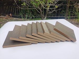 Bất kỳ hình dạng thiết kế nhà sản xuất tùy chỉnh kích thước gãi bảng tương tác vật nuôi đồ chơi giấy sóng Catnip mèo <span class=keywords><strong>scratcher</strong></span> - Product Image 4