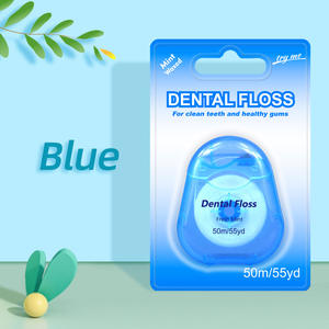 Fil <span class=keywords><strong>dentaire</strong></span> ciré coloré à la menthe fraîche 50M pour des dents propres et des gencives saines - Product Image 4