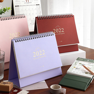2022 Planner Hàng Tháng Bảng Lịch Tùy Chỉnh Máy Tính Để Bàn Xoắn Ốc Lịch In Ấn - Product Image 5