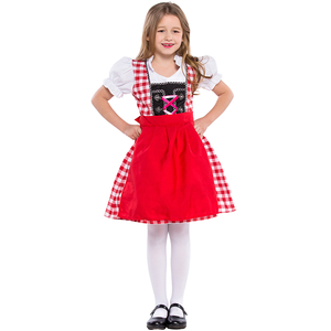 Vêtements Pour La Fête De La Bière Pour Femme, Robe Traditionnelle Rétro, Robe De Fête à Thème Moderne, Col En V, à Volants, Uniforme De Femme, Costume à Manches Bouffantes, Tenue De