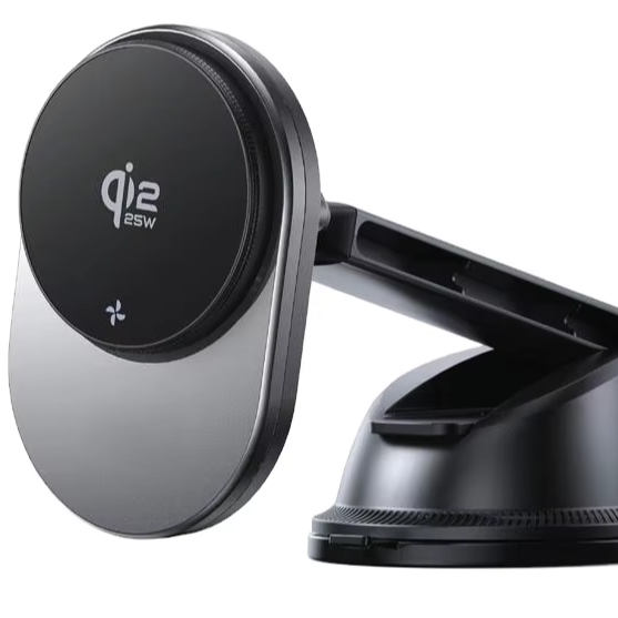 Qi2 25W PD Magnetic Wireless Car Charger With Turbo Fan Cooling Low Temperature High Big Suction for Mobile Phone OEM ODM