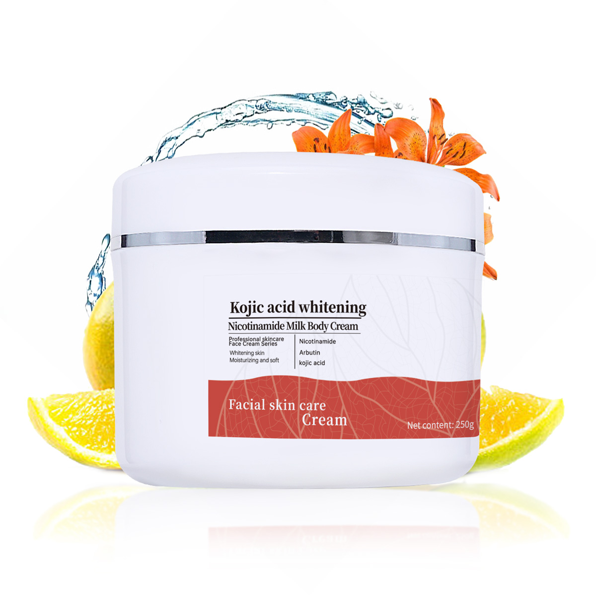 Kojic acide blanchissant Nicotinamide MilkBody Crème 250g