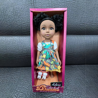 Poupée en latex noir de 14 pouces, entièrement en vinyle, figurine de mode féminine pour module de maquillage personnalisé