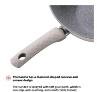 Solution tout-en-un, Récipient de stockage d'huile en granulés revêtu de pierre Maifan durable, Ensemble d'ustensiles de cuisson antiadhésifs de haute qualité