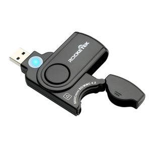 Super Speed 2-in-1 USB 3.0 Kartenleser Adapter für <span class=keywords><strong>Mac10</strong></span> Win7/8/xp/vista Unterstützt SDHC für SDXC Micro TF SD 3.0 Karten extern - Product Image 1