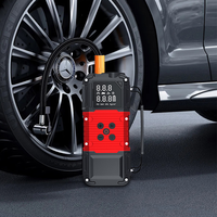 Batterie externe multifonction LS31B, démarreur de voiture portable, chargeur de téléphone USB, compresseur de pompe à air avec lumière SOS d'urgence