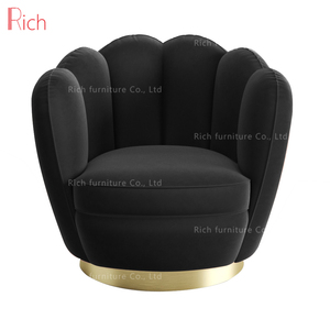 Rotary boda flor sillón de tela silla redonda de Acero Inoxidable Base giratoria - Product Image 3