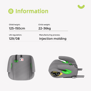 Siège auto <span class=keywords><strong>rehausseur</strong></span> pour bébé facile à nettoyer, bien conçu, adapté aux enfants, avec Isofix - Product Image 6