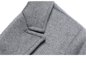 Nouveau <span class=keywords><strong>Manteau</strong></span> en Laine Tweed Double Face Mi-long Haut de Gamme Croisé pour <span class=keywords><strong>Homme</strong></span> LbJoychuang Automne-<span class=keywords><strong>Hiver</strong></span> 2026 - Product Image 2