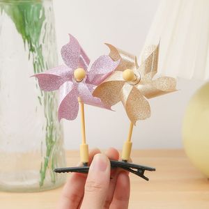 Barrettes à cheveux en plastique motif fleur pour enfants, cadeau printemps 2023, origine Yiwu - Product Image 2