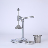 Presse-agrumes manuel en acier inoxydable à long manche en stock Presse-agrumes à manivelle durable pour la maison Petit fabricant de jus Citron Orange Presse puissante