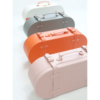 Valise cadeau en cuir haut de gamme, bouquet de roses fraîches conservées de luxe, coffret cadeau pour la Saint-Valentin, emballage en boîte en carton