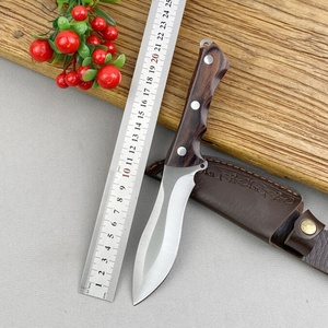 Couteau OEM en acier inoxydable avec manche en bois, multifonctionnel, portable, avec clip de ceinture réglable pour le camping et la découpe - Product Image 6