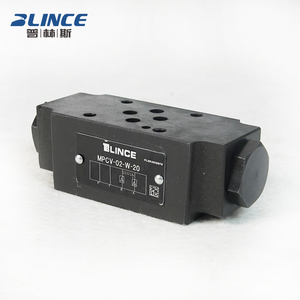 Válvula de Retención Hidráulica Modular de Control Unidireccional Tipo Apilable MPCV-02W/02A/02B/03W Pilotada - Product Image 3