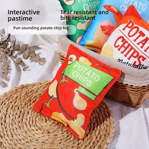 स्क्वीकी सुंदर क्लासिक प्लश पिश खिलौना के लिए टिकाऊ और पर्यावरण के अनुकूल सुखदायक प्लेटाइम और स्वस्थ दंत विकास - Product Image 2