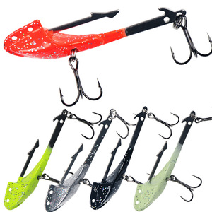 Hameçon plombé 15g 6.5cm VMC Blood Bar Hook à trois hameçons pour la pêche en eau douce au bar - Product Image 1