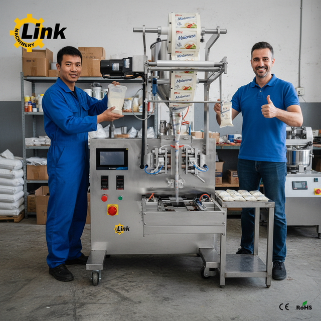 Custom Automatic Piston Paste Filling Machine Packaging Machinery for High Viscosity BBQ Sauce