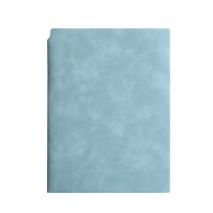 Business Office Notebook A5 <b>A6</b> Imitation Leather Notepad Solid Color Customizable Journal Notebook Wholesale - Product Image 3
