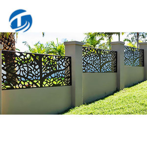 <span class=keywords><strong>Plaque</strong></span> <span class=keywords><strong>perforée</strong></span> en <span class=keywords><strong>aluminium</strong></span> pour décoration de clôture - Product Image 3