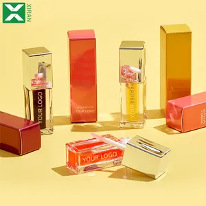 24 horas de longa duração Cor Natural Magia Lip Oil Private Label Logotipo Personalizado Hidratante Tinted Lip Oil