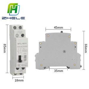最新16A1NO + 1NCパワーシングルパルスAC250VITLインパルスリレー