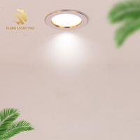 Lampu sorot LED tersembunyi 5W tiga warna, lampu sorot dapat disesuaikan untuk langit-langit rumah atau Hotel