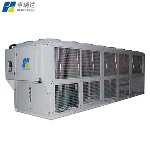 High COP Energy Saving Air Cooled Screw Chiller 150hp 500kw 150ton Middle or Large Scale Cooling Requirement Shell & Tube 4100kg