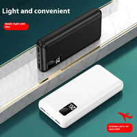 Power Bank 20000mAh Terlaris, Pengisi Daya Cepat 2A, Kapasitas Asli 100%, Power Bank Portabel Tipis 20000mAh
