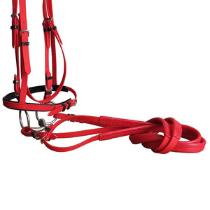 Rênes de bride équestre de la meilleure qualité Matériau en PVC Bride de course de chevaux Bride de cheval de course stable - Product Image 5