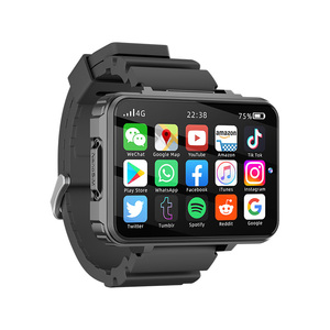 LETINE New <strong>4</strong>+64GB <strong>Smart</strong> <strong>Watch</strong> 4G 5G Phone Big 1400mAh Android Dual GPS Wifi Camera TFT Display Alarm Clock Sim Card for Calling - Product Image 2