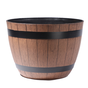 Vente flash : Pots de jardin ronds en plastique de résine, style seau, <span class=keywords><strong>pour</strong></span> la décoration de bonsaïs et de lauriers verts, <span class=keywords><strong>pour</strong></span> l'intérieur et l'extérieur - Product Image 1