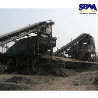 Usine industrielle de lavage d'or pour le Ghana, machine de concassage et de lavage de pierres aurifères, équipement de lavage d'or à sec