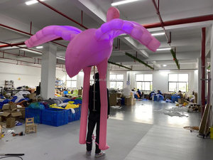 Les costumes de parade avec la mascotte flamant rose sont utilisés pour les thèmes du <span class=keywords><strong>cirque</strong></span>, du zoo et des parcs d'attractions. - Product Image 3