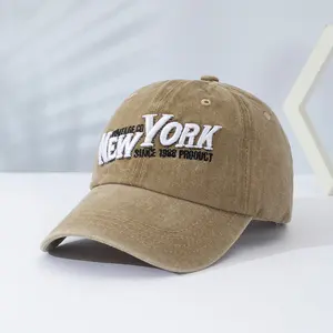 New York Outdoor Sports 100% Cotton 5-Panel Hat Unisex Hip Hop Street Style For Fishing Cycling Casual Wear